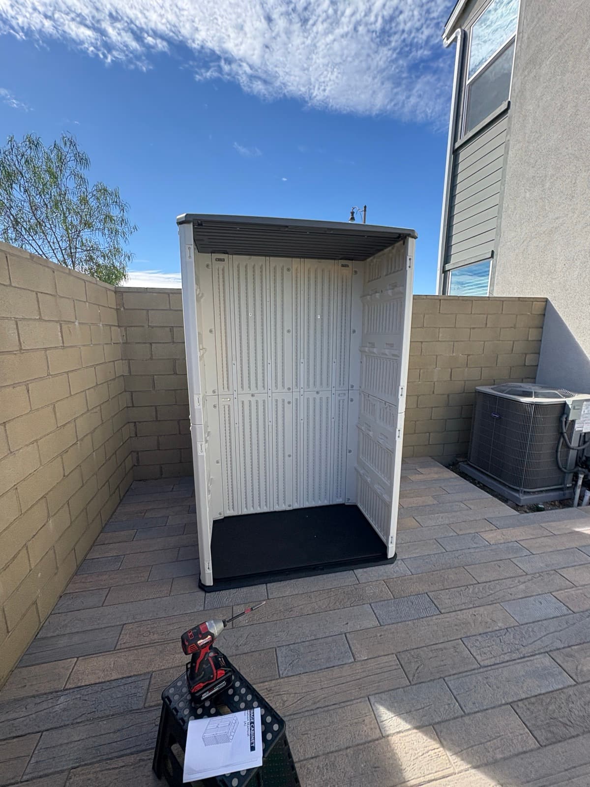 Outdoor Storage Cabinet Assembly photo 4