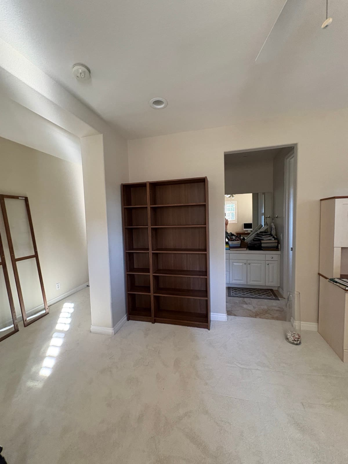 Wooden Bookcase Cabinet Assembly photo 2