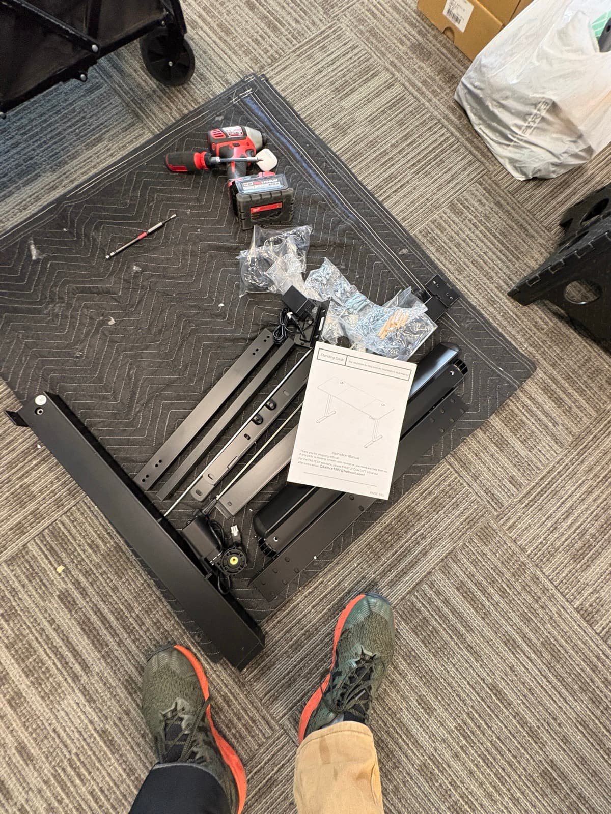 Electric Standing Desk Assembly photo 3